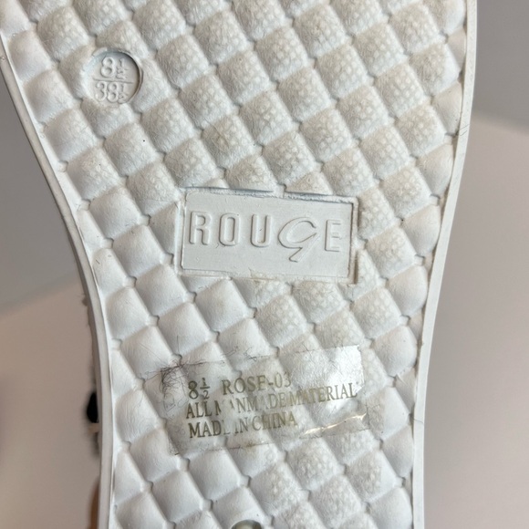 Rouge Helium Womens Faux Fur Trimmed Ankle Booties Sz 8.5M Tried on only NWOB - Picture 14 of 15